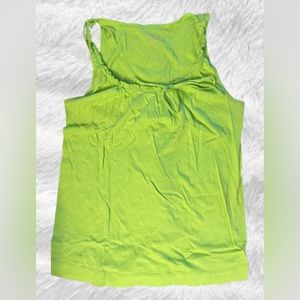OLD NAVY Tank Top, Lime Green, Medium